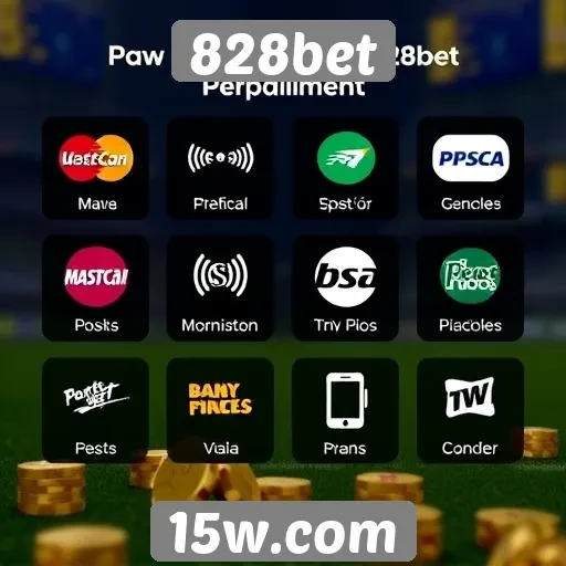 Métodos de pagamento aceitos pela 828bet